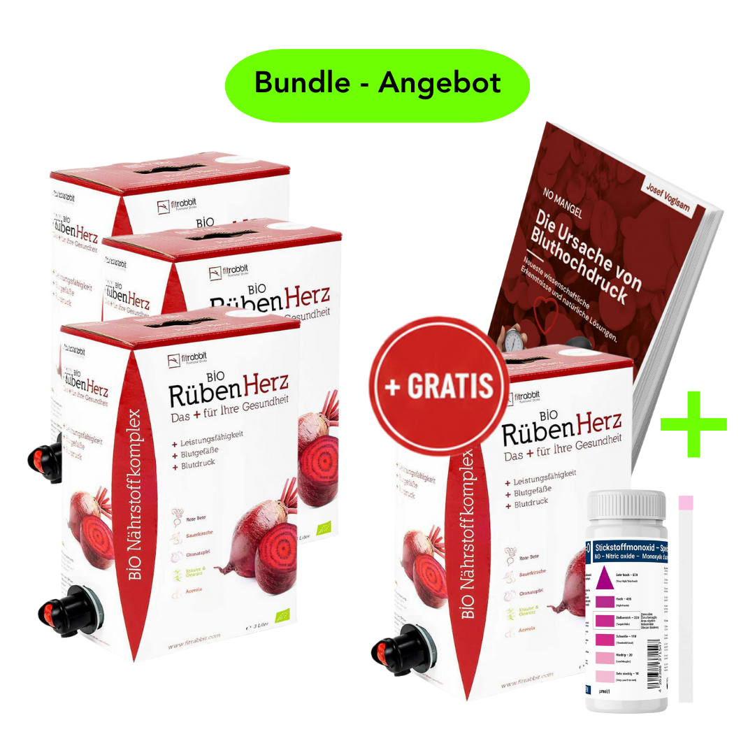 4 Monats Gefäß-Kur Sparpaket mit Speicheltest