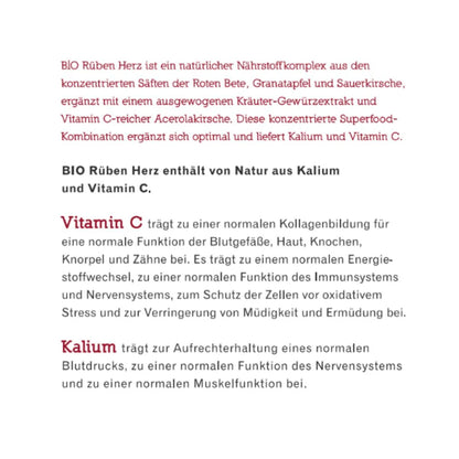 2x 3L Bio Rüben Herz + GRATIS: 12 Beutel & E-Book